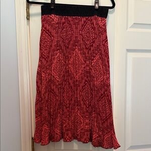 Pink Patterned Women's Skirt